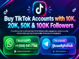 The 1000 Sites Guide to Buying Old TikTok Accounts In 2026