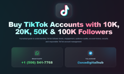 Buy Old TikTok Accounts from USADigitalHub.com