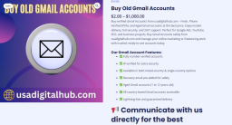Old Gmail Accounts | Year 2015-2026 | Mix Country - Acccluster ...