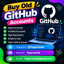 247  Sites To Buy Old GitHub Accounts (Aged or History's)