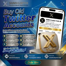 Buy aged X (Twitter) accounts from 2004&ndash;2021.
